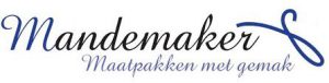 logo mandemakers maatpakken, maatkleding nederland, travelling tailor